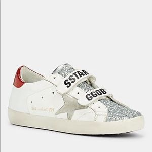 Golden Goose Old School Superstar Leather Sneakers